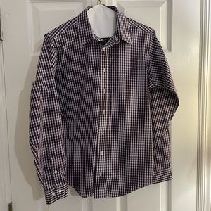 Brooks Brothers Youth Large Plaid Button Down Shirt